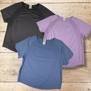 MEMBERS MARK Work‎ it Out Performance Tee Shirt Top BUNDLE Womens XXL Athletic
